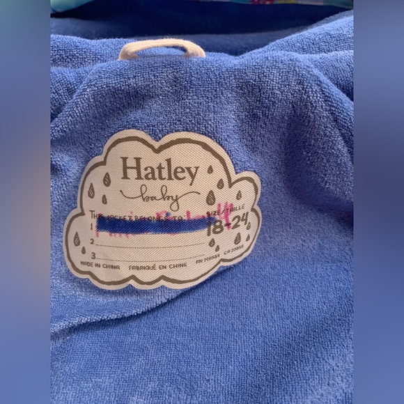 Hatley Fleece Lined Rainbow Raincoat 18-24 month - Picture 7 of 7